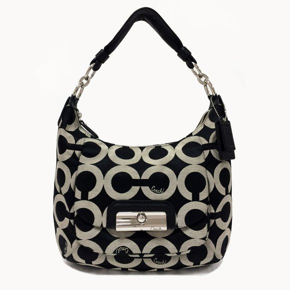 COACH  Kristin 16784  OP Art Hobo Bag - Picture 1 of 10